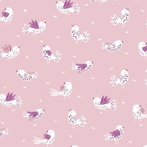 Housse pour le dessin Confort 179 "Oiseau rosé