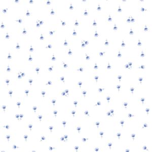 Taie pour l'Original Theraline Dessin 195 "Jolies Fleurs bleus"