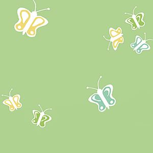 Taie pour l'Original Theraline, Dessin 30 "Papillons verts"