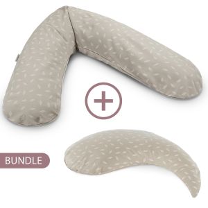 Theraline original + Yinnie | Pur coton | 131 danse des feuilles taupe