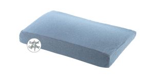 L'oreiller pour enfant avec sa taie Dessin 154 "Chinè bleu-gris" Collection Bambou