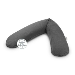 L'Original Theraline incl.taie, Dissen 153 "chiné anthracite" Bambou collection