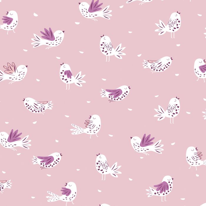 Housse pour le dessin Confort 179 "Oiseau rosé