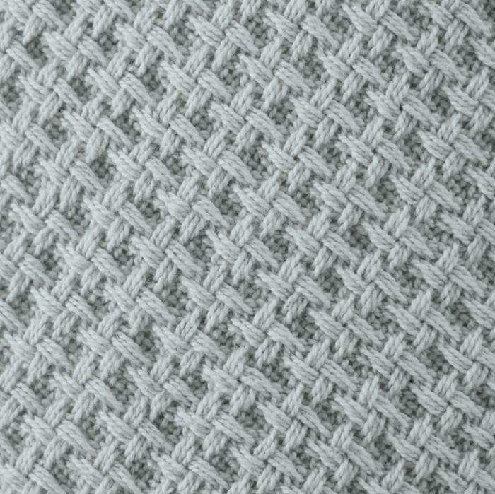 Taie pour l'Original Theraline, Dessin 184"Bleue brume" tricotage fin