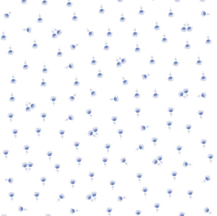 Taie pour l'Original Theraline Dessin 195 "Jolies Fleurs bleus"