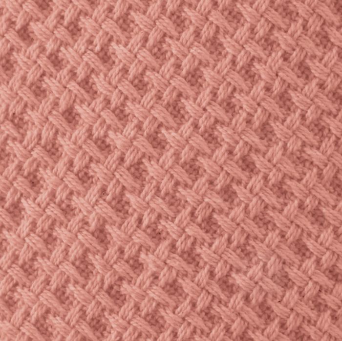 Taie pour l'Original Theraline Dessin 201 "Rose pêche" tricotage fin