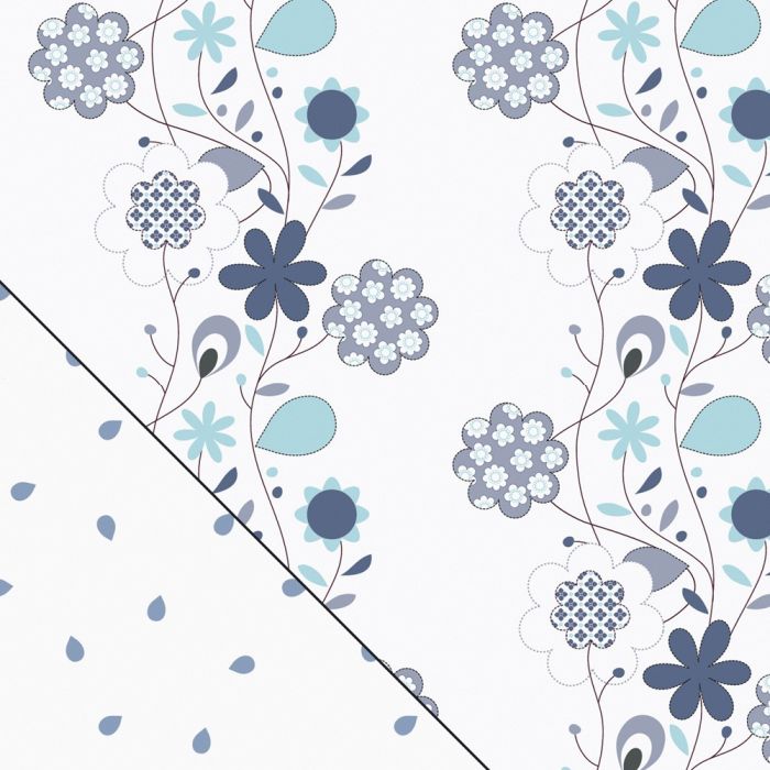 Taie pour l'Original Theraline, Dessin 57 "Bouquet"