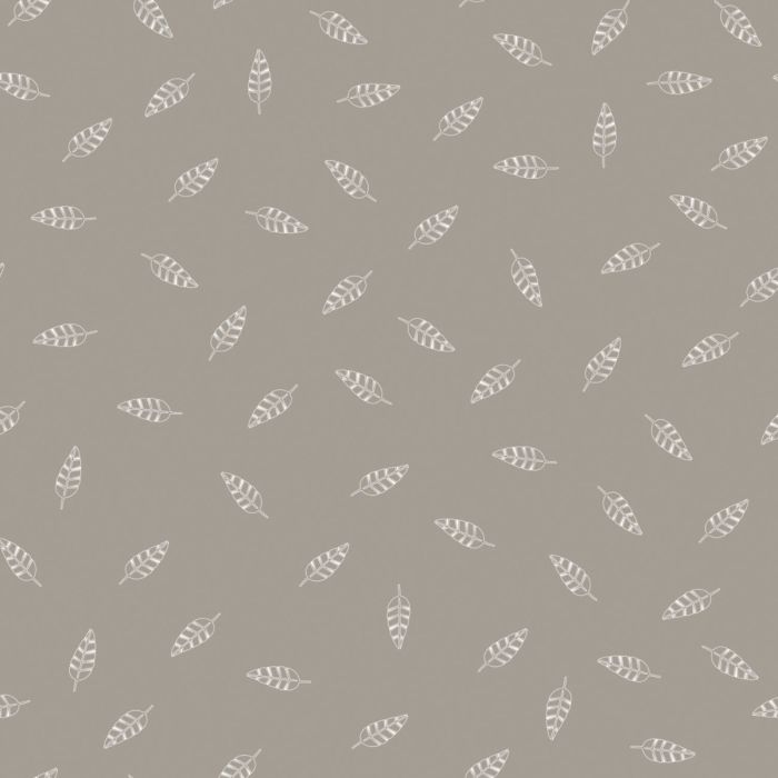 Taie pour l'Original Theraline, Dessin 131 "Danse des feuilles taupe"