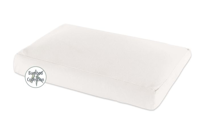 L'oreiller pour enfant avec sa housse Dessin 168 "Blanc nuage" Collection Bambou