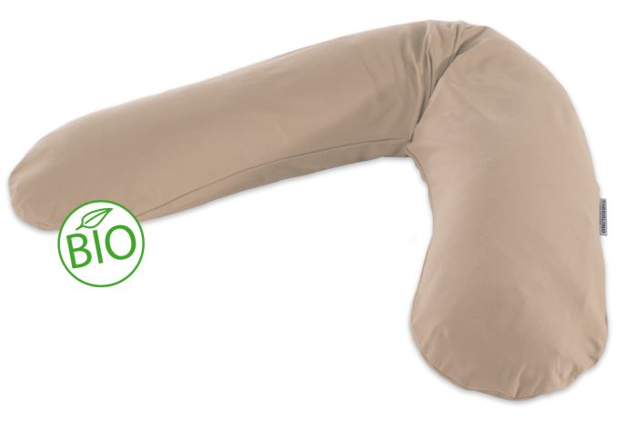 L'Original Theraline incl. taie Dessin 172 "Cappuccino" BIO-Jersey